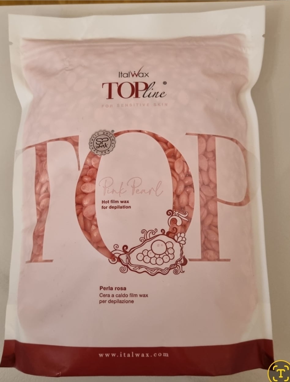 Italwax -TOPline pink pearl hot film wax 750g